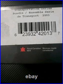 RCM 2003 $20 Silver Coin Transportation Series SEALED BUNDLE VERY RARE