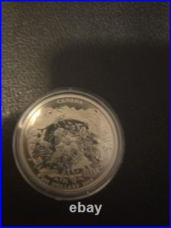 RCM $200 2OZ Canadian Rockies. 9999 Silver Coin