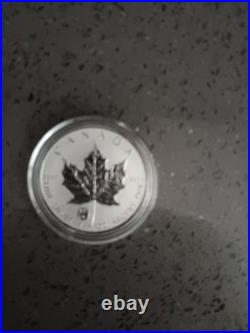 RCM 2016 Canada Maple Leaf Yin Yang Privy 1 Oz Pure Silver Coin Canada RCM 2016 Canada Maple Leaf Yin Yang Privy 1 Oz Pure Silver Coin Canada