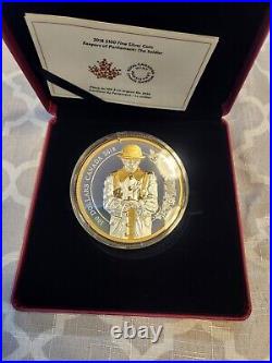 RCM 2018'The Soldier-Keepers of Parliament' Proof 10oz. $100 Fine Silver Coin