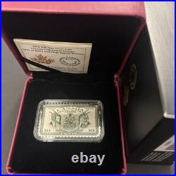 RCM 2019 $20 Canada's historical stamps, coat of arms and flags fine silver coin