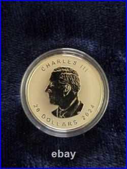 RCM 2024 $20 Ultra-High Relief 1 oz SML Pure Silver Coin