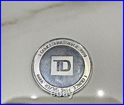 RELIABLE RABBIT 2023 CANADA TD MINT LUNAR 1oz. 9999 Pure Silver Bullion Round