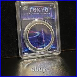 Rare #111 2013 1 Oz 99.99 Silver Canadian Maple City Legends Tokyo Colorized