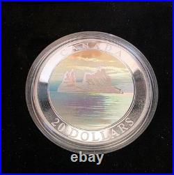 Rare 2004 $20 Canada 1 oz. SILVER Iceberg Icebergs Natural Wonders Hologram Coin