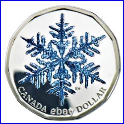 Rare Canada $1 Dollar Carols Silver Snowflake Coin Loonie + DIY Kit, 2006