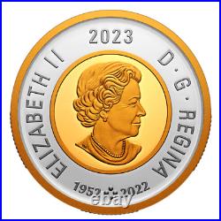 Rare Canada Toonie $2 Dollars Coin, 99.99% Silver Memory Queen Mark, 2023