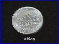 Roll of 15 2015 Canada Polar Bear and Cub -UNC 1.5 OZ 9999 Fine Silver Coin