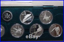 Royal Canadian Mint 1988 Calgary Olympics 10 OZ Silver Commemorative Coin Set