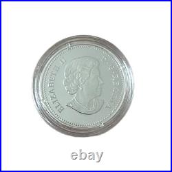 Royal Canadian Mint 1 oz. Fine Silver Coin 2014 $20 Venetian Glass Snowman