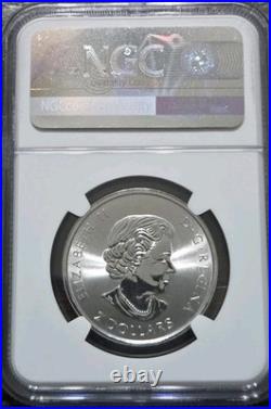 Royal Canadian Mint 2018 $2 Polar Bear 1/2 oz. 9999 Silver NGC MS 69
