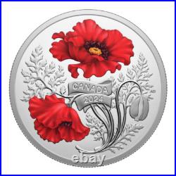 Royal Canadian Mint 2024 Remembrance Day 1 oz Fine Silver Collectible Coin
