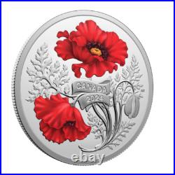 Royal Canadian Mint 2024 Remembrance Day 1 oz Fine Silver Collectible Coin