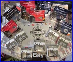 Royal Canadian Mint 7 NHL 1oz Silver Coins and Canada Post Card Stamp Collection