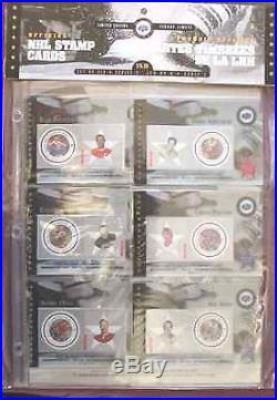 Royal Canadian Mint 7 NHL 1oz Silver Coins and Canada Post Card Stamp Collection