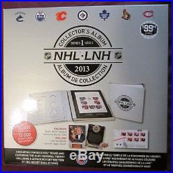 Royal Canadian Mint+Canada Post NHL Silver Coin and Card Stamp Collection