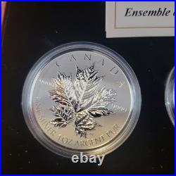 Royal Cdn Mint 2013 Silver Maple Leaf Fractional Set