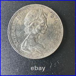 SMALL BEAD VARIANT -1966 Canada Silver Dollar, 0.800 Silver Coin 485 PRODUCED
