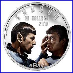 Star Trek Scenes 2016 Canada 1 Oz Pure Silver 4 Coin Set
