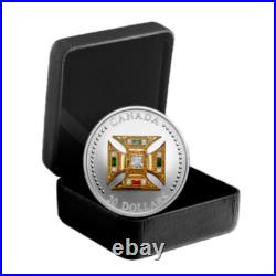 ST. EDWARD'S KING CROWN Queen Memory Mark 2023 CANADA 1oz Pure Silver $20 Coin