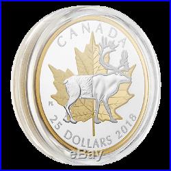 Sale Caribou Timeless Icons 2018 $25 1 Oz Fine Silver Coin Canada Rcm