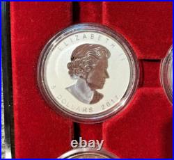 Set of 20 Canada 1 Oz Maple leaf privy mark coins includes dragon