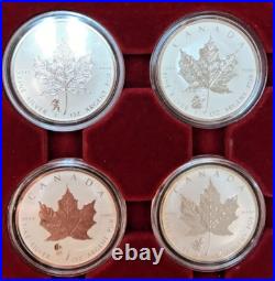 Set of 20 Canada 1 Oz Maple leaf privy mark coins includes dragon