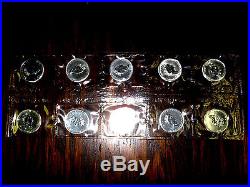 (Sheet of 10) 1990 Canada 1 Troy Oz. 9999 Fine Silver Maple Leaf $5 Coin BU
