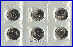 Sheet of 1999 Canada $5 Maple Leaf. 9999 Silver 1 oz Bullion 10 Coins lot AZ887