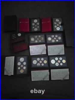 Silver Coins, Bronze, Estate sale unceculated proofs