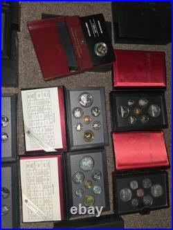 Silver Coins, Bronze, Estate sale unceculated proofs
