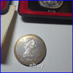 Silver Dollar Canada Lot Of 3 coins 1971 (2) and 1973 Total of 1.125 oz silver
