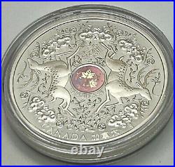 Silver Hologram Coin Maple of Good Fortune Mintage 8888 (2012)