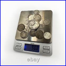 Silver World & Canada Miscellaneous Coin Lot 98.9g