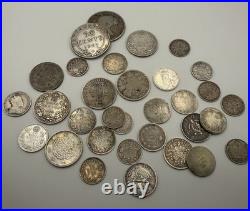Silver World & Canada Miscellaneous Coin Lot 98.9g