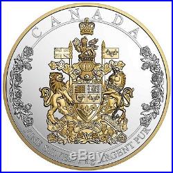THE ARMS OF CANADA 2016 $250 1 Kilo Pure Silver Coin Royal Canadian Mint