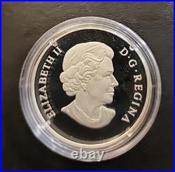 THE CANADA? SILVER $20/1 oz. /2013 COIN & SWAROVSKI CRYSTAL HOLIDAY WREATH