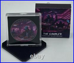 THE GAMBLER ALL IN Silver Coin 1 Oz. 999 Canada 2024 THE GAMBLER ALL IN Silver Coin 1 Oz. 999 Canada 2024