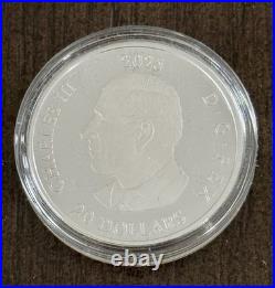 TRIPLE MAPLE LEAVES 2025 Canada $20 1oz Silver Proof Coin 0.9999 Mintage 7500