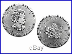 TUBE of 25 x 2019 Canadian Maple Leaf 1 oz Silver Bullion Coin Brand new