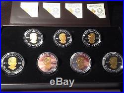 The Complete Set Of RCM The Seven Sacred Teachings. 9999 Fine Silver Coins