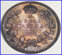 The King & Prince of Canadian Coins, 5 cent & Half Dollar George V Silver Coins