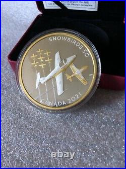 The Snowbirds 5 oz. Silver coin Canada 2021