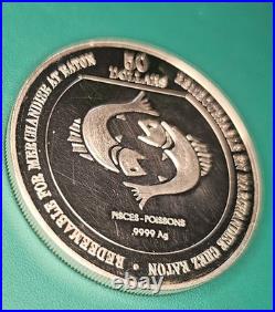 Timothy Eaton Silver Coin Pieces 50$ Redeemable For Merchandise At Eaton