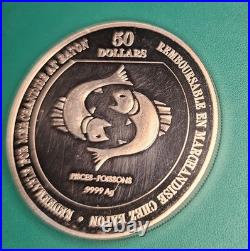 Timothy Eaton Silver Coin Pieces 50$ Redeemable For Merchandise At Eaton