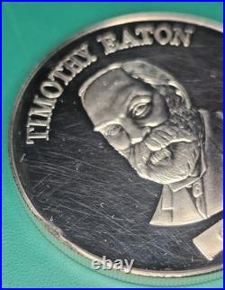 Timothy Eaton Silver Coin Pieces 50$ Redeemable For Merchandise At Eaton