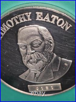 Timothy Eaton Silver Coin Pieces 50$ Redeemable For Merchandise At Eaton