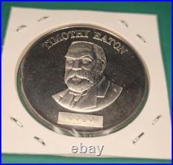 Timothy Eaton Silver Coin Pieces 50$ Redeemable For Merchandise At Eaton
