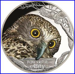 Tuvalu 2018 1$ Endangered and Extinct Powerful Owl 1 oz Silver Proof Coin