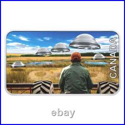 UFO Langenburg Event Glow-in-the-Dark 2024 CANADA 1oz. 9999 Silver $20 Coin